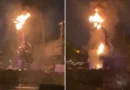 Se incendia un dragón mecánico en Disney
