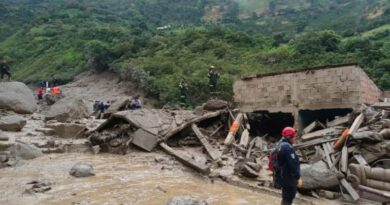 avalancha en Colombia - al menos 14 fallecidos