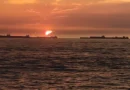 Puesta del sol en Playa Mansa