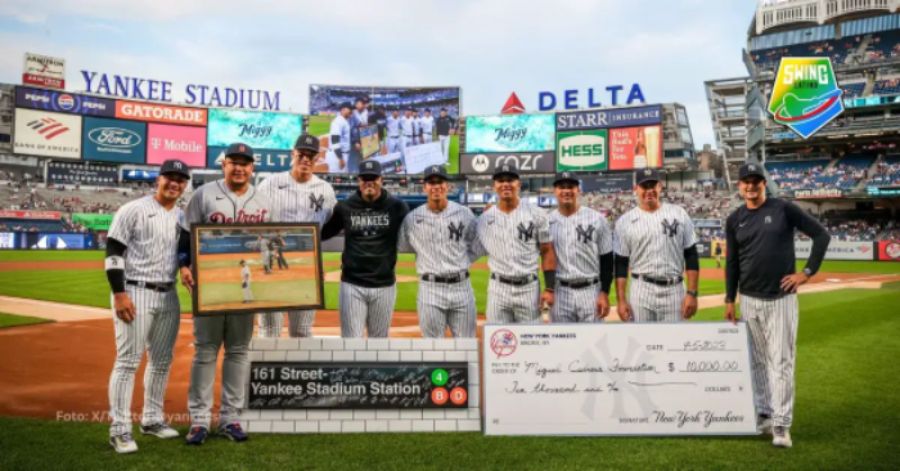 Los Yankees rinden homenaje a Miguel Cabrera