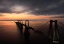 Amanecer zuliano desde el Puente General Rafael Urdaneta