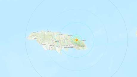 Sismo de magnitud 5,4 sacude la isla de Jamaica
