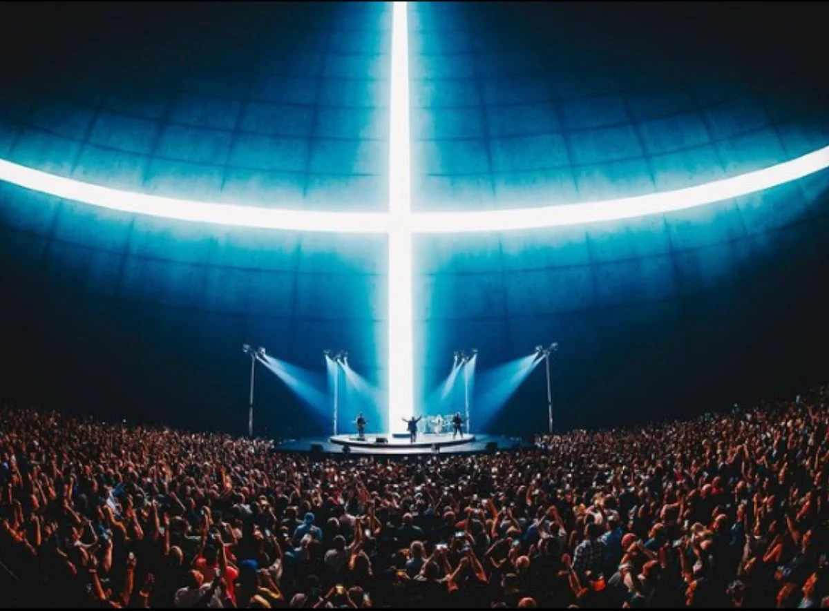 La banda U2 inaugura el Sphere, el estadio esférico más grande del mundo.