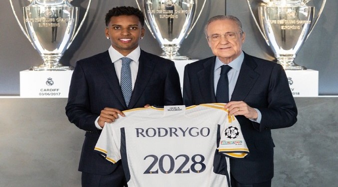 Rodrygo Goes y Real Madrid extienden vínculo hasta 2028