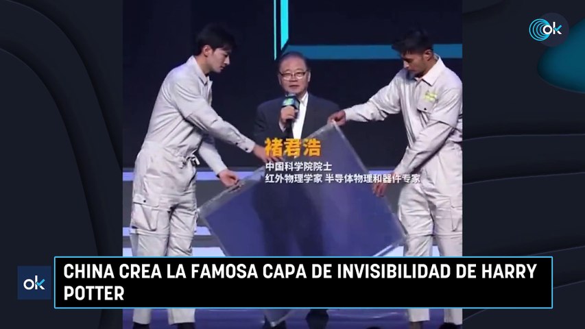 La capa de invisibilidad a lo ‘Harry Potter’ que está preparando China para el futuro