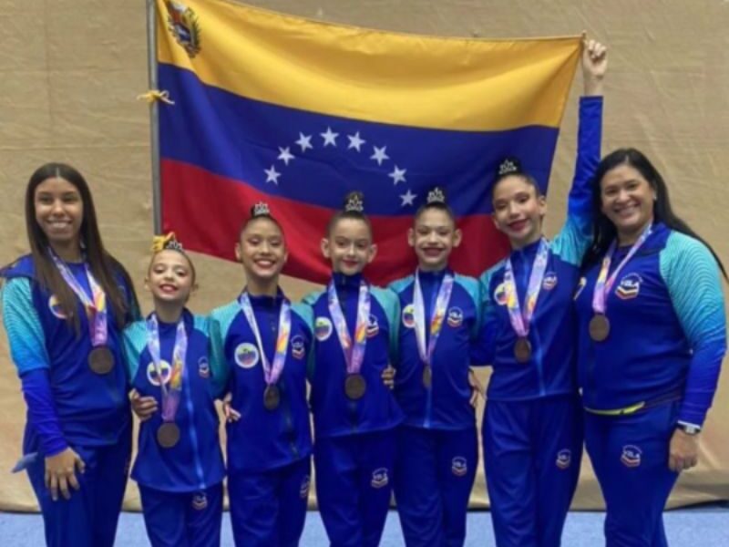 Plata y bronce para zulianas en Sudamericano de Gimnasia Rítmica de Paraguay