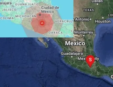 Un sismo de magnitud 5,8 con epicentro en el centro de México sacude a la capital del país