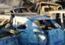 Al menos 70 vehículos afectados tras incendio en estacionamiento de San Mateo