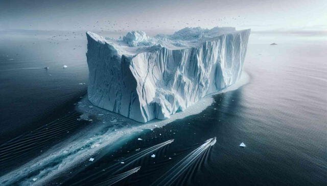 El iceberg más grande del mundo en vía a sus “últimos meses de existencia”