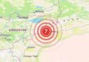 Un fuerte sismo de magnitud 7 sacudió la frontera entre China y Kirguistán