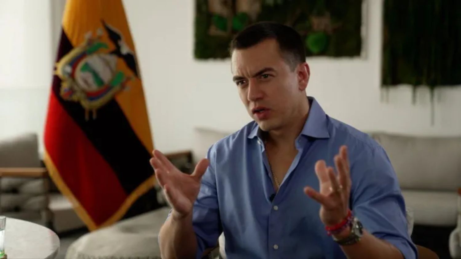 Daniel Noboa: «Luchamos todos los días para no convertirnos en un narco-Estado»