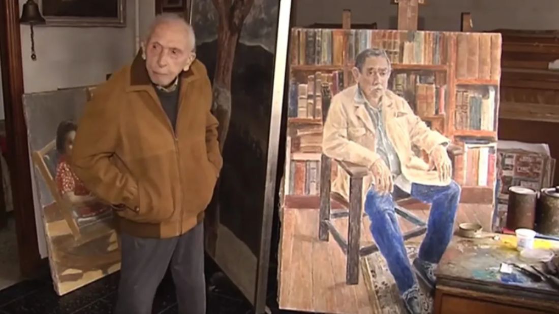 Falleció el pintor más longevo Luis Torras a los 111 años