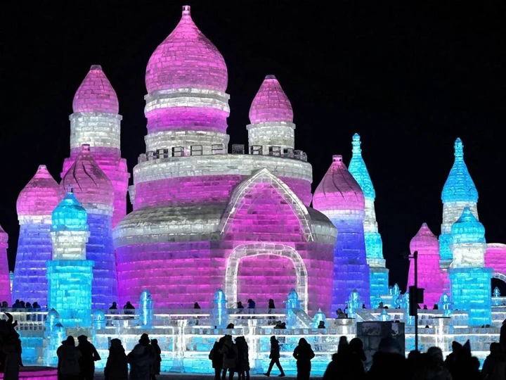Comienza el espectacular Festival del Hielo de Harbin, en China