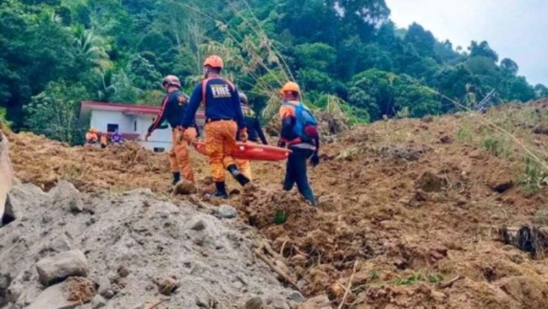 Van 27 muertos por un deslizamiento de tierra en Filipinas