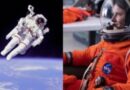 Diferencia entre un traje espacial blanco y el anaranjado de los astronautas