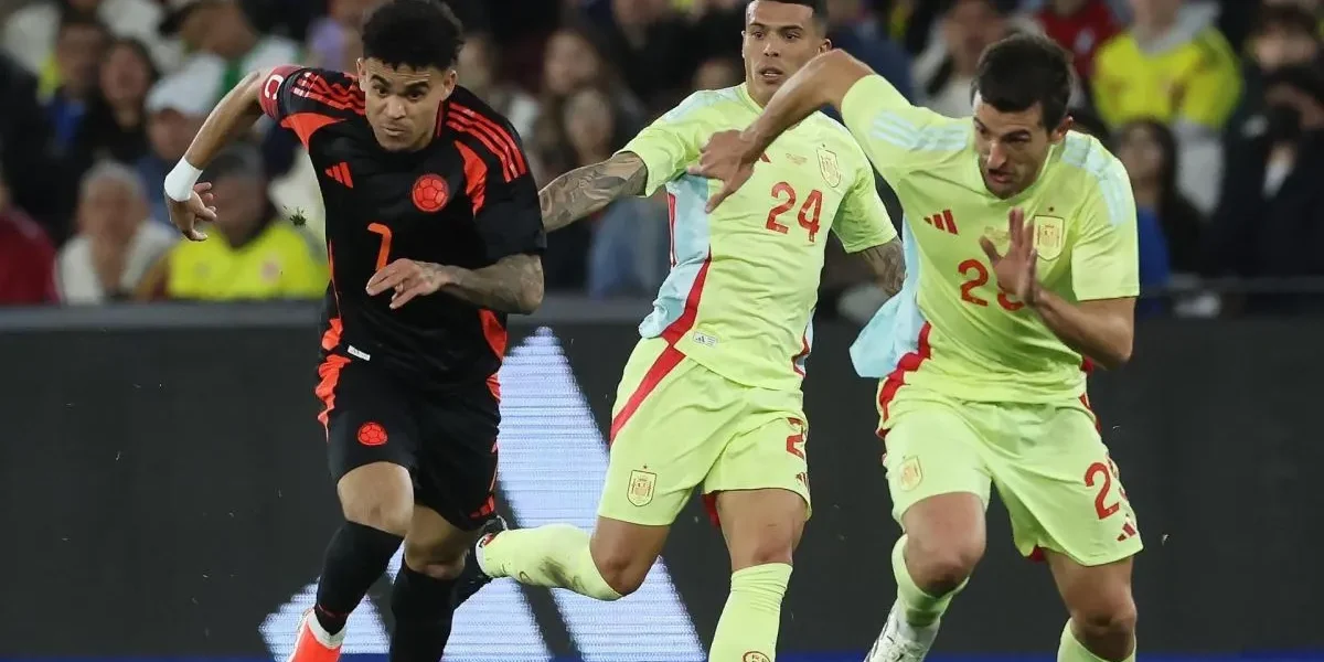 Con un golazo de Daniel Muñoz, Colombia le ganó 1-0 a España