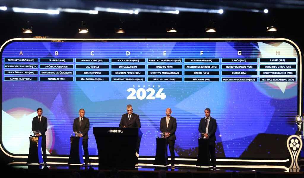 Así quedaron los grupos de Copa Libertadores 2024