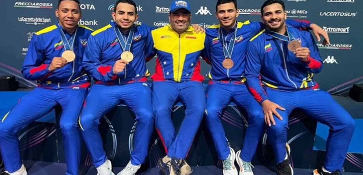 Equipo venezolano de espada masculina dirá presente en París 2024