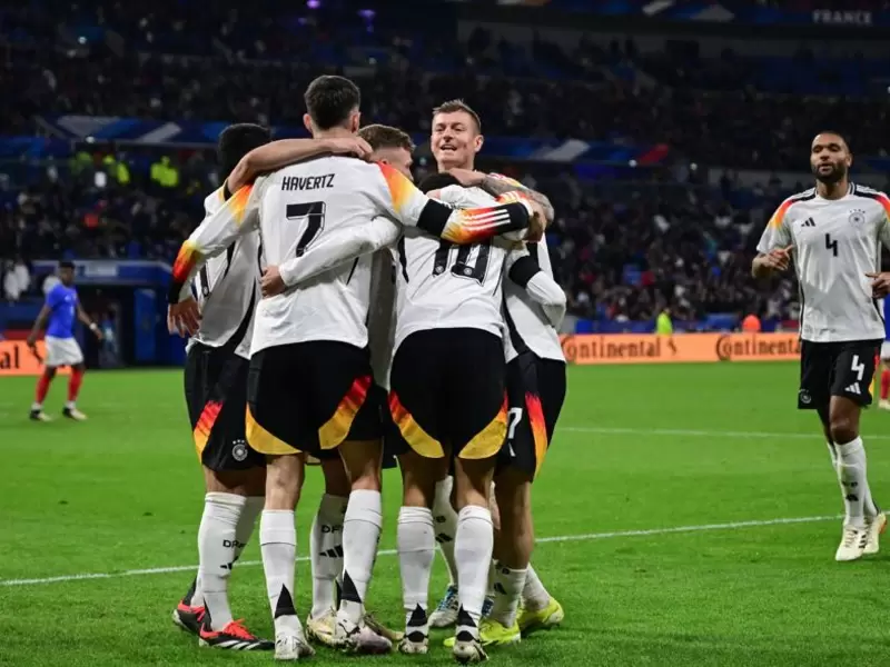 Alemania le ganó a una Francia desdibujada con Mbappé en cancha y con el regreso de Toni Kroos