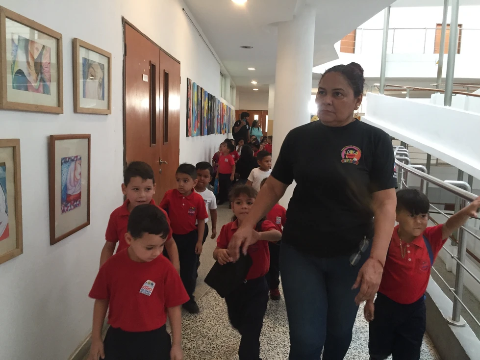 Niños del CEI “Ada Urdaneta” realizaron visita guiada en la Secretaría de Cultura