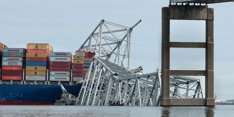 Rescataron el cuerpo de otro trabajador víctima del derrumbe del puente de Baltimore