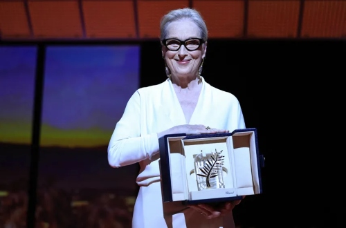 Meryl Streep recibió la Palma de Oro en el Festival de Cannes