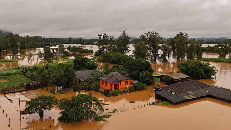 Lluvias en el sur de Brasil causan las peores inundaciones del país en ocho décadas