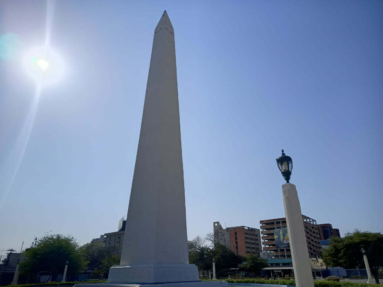 El Obelisco diseñado como Mirador de la Ciudad en la Maracaibo de ayer