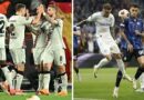 Europa League: Leverkusen mete un pie en la final tras ganar a Roma y Marsella iguala con Atalanta