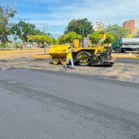 Gobernación del Zulia inicia trabajos de reasfaltado en vías de acceso y estacionamiento del Parque La Marina