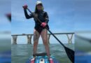 Primera travesía de una zuliana en Paddleboard en el Lago de Maracaibo