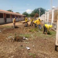 Gobernación del Zulia realiza operativo especial de limpieza y mantenimiento en la escuela Francisco Martín Sandoval