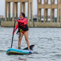 Conoce a la primera mujer en realizar la travesía al Lago de Maracaibo en paddleboard