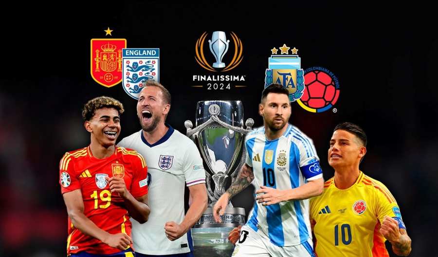 Finalissima 2025: Argentina vs. Colombia en la Copa América, España e Inglaterra definen la Euro