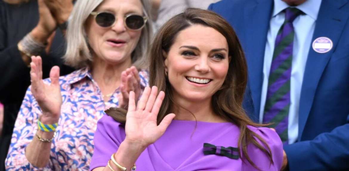 Kate Middleton reapareció en la final de Wimbledon