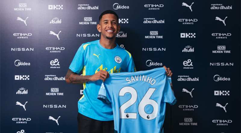 Savinho es nuevo jugador del Manchester City