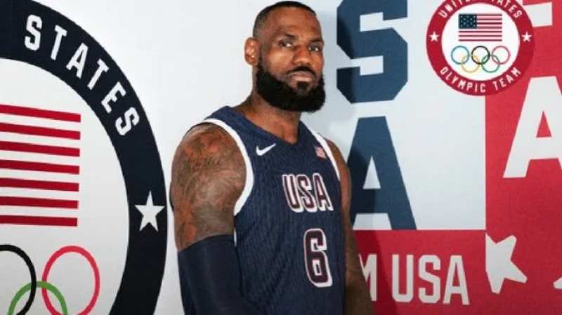 LeBron James será el abanderado de EEUU en los Juegos Olímpicos Paris 2024