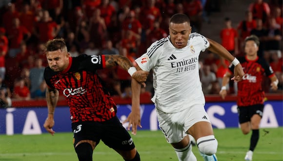 El Real Madrid empató con el Mallorca en el estreno liguero de Kylian Mbappé