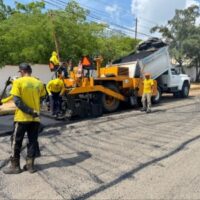 Inician trabajos de reasfaltado en la avenida 3F con el Plan Respuesta Inmediata