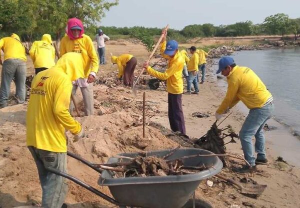 Despliegan de mega jornada ambiental en orillas del Lago de Maracaibo