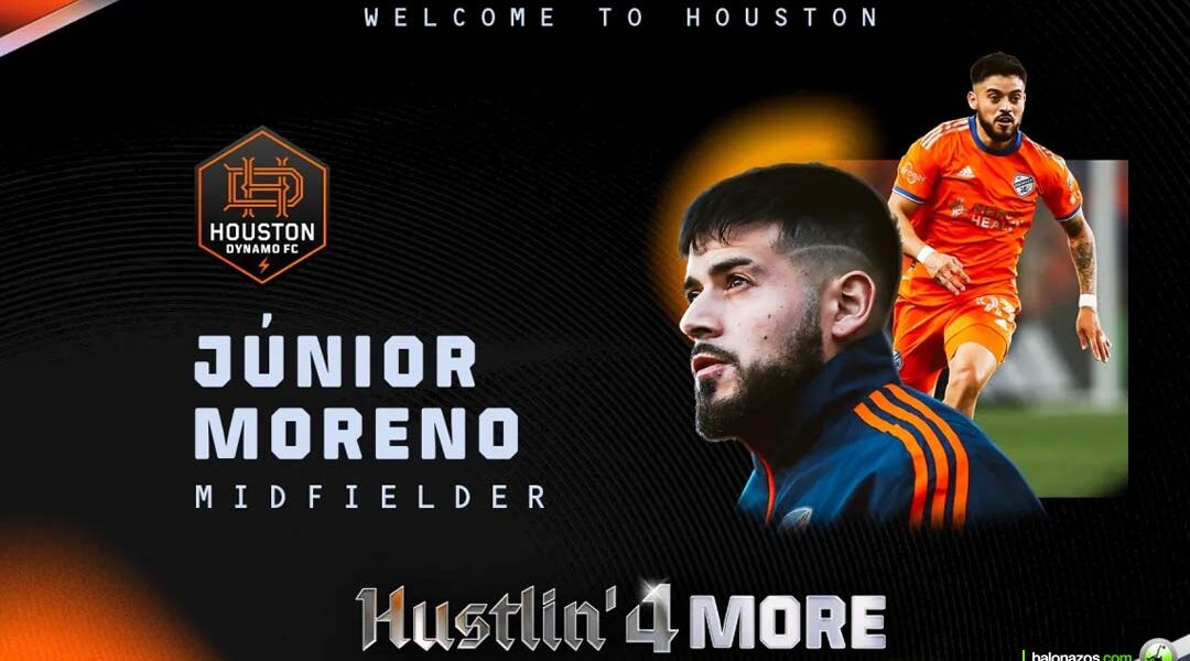 Junior Moreno vuelve a la MLS y será el cuarto venezolano en jugar con Houston Dynamo