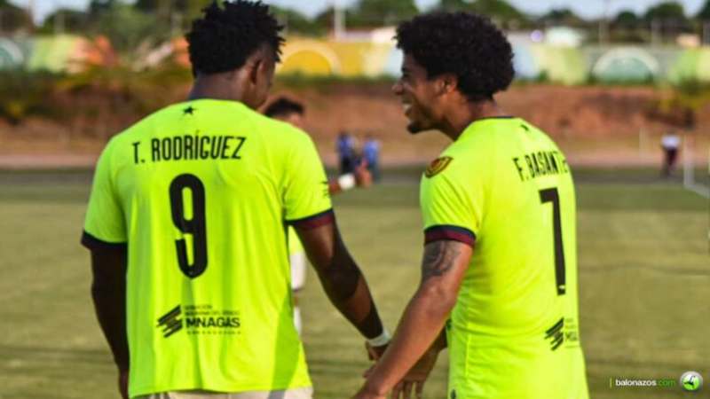 Monagas sorprendió al crecido Rayo Zuliano con goles de Rodríguez y Basante en Maracaibo