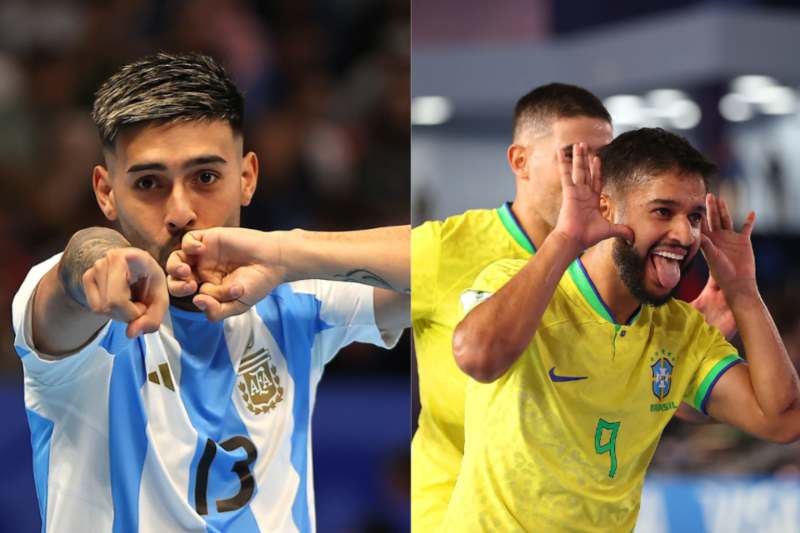 Argentina y Brasil jugarán la final del Mundial de Futsal 2024