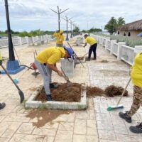 Gobernación despliega operativo de limpieza en la plaza El Buen Maestro de Maracaibo