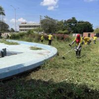 Gobierno Regional promueve gestión ambiental con operativo de limpieza en parque Udón Pérez