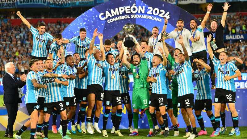 Racing se corona campeón de la Copa Sudamericana por primera vez