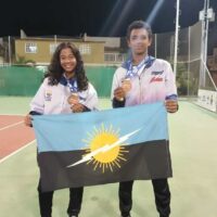 Hermanos Gamboa recibieron su medalla de bronce en los Juegos Deportivos Nacionales