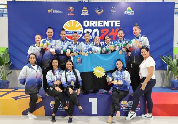 Seis medallas sumó la gimnasia rítmica para el Zulia en los Juegos Nacionales